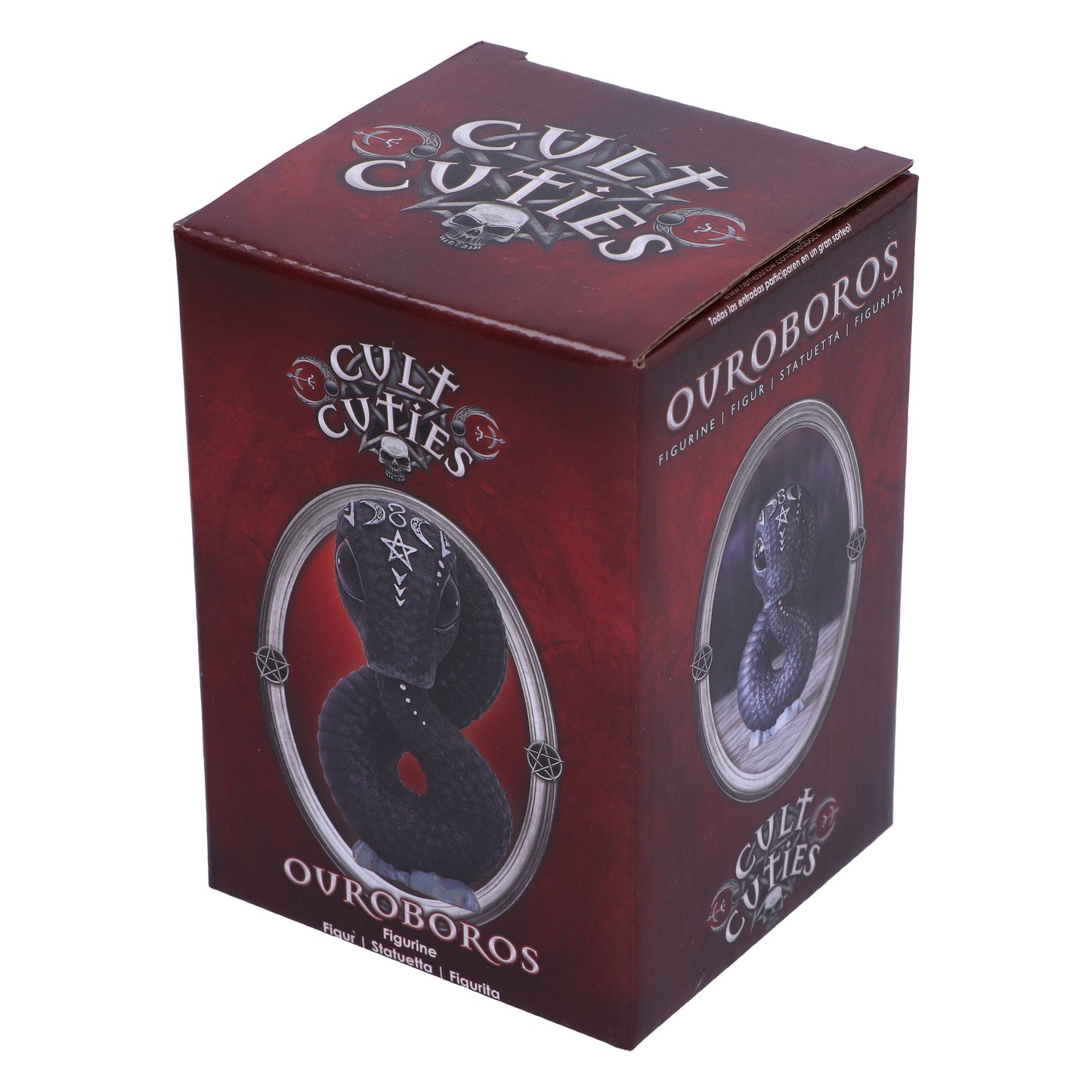 Ouroboros Occult Snake Figurine | 9.6cm | Cult Cuties | Goth Decoration