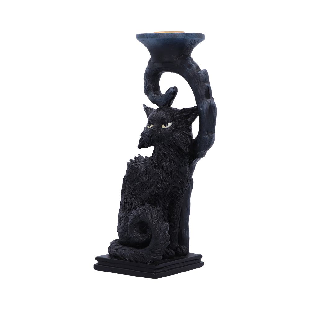 Witches Familiar Salem Candlestick Holder | 20cm | Nemesis | Goth Decor | Familiar