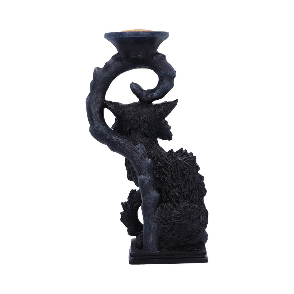 Witches Familiar Salem Candlestick Holder | 20cm | Nemesis | Goth Decor | Familiar