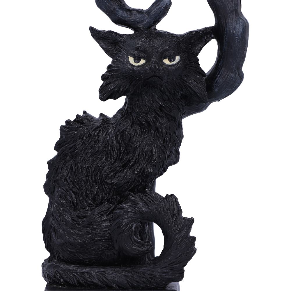 Witches Familiar Salem Candlestick Holder | 20cm | Nemesis | Goth Decor | Familiar