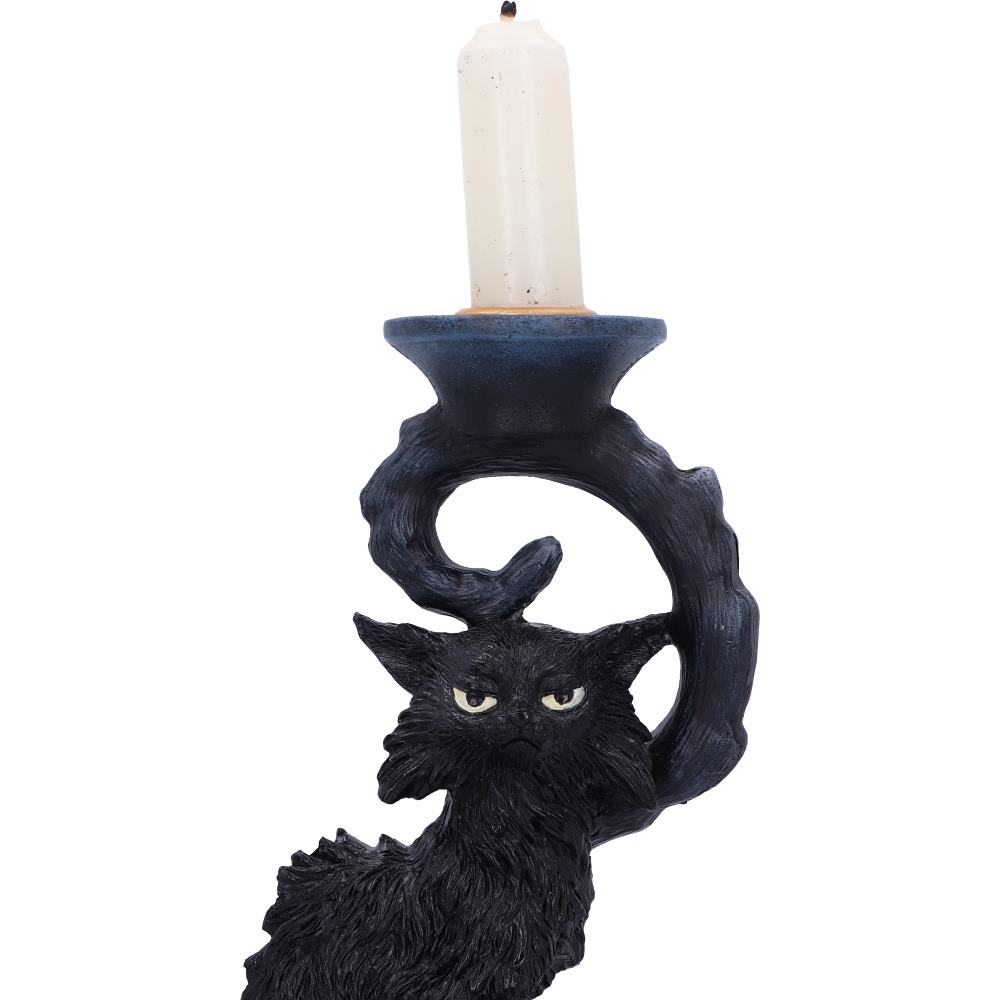 Witches Familiar Salem Candlestick Holder | 20cm | Nemesis | Goth Decor | Familiar