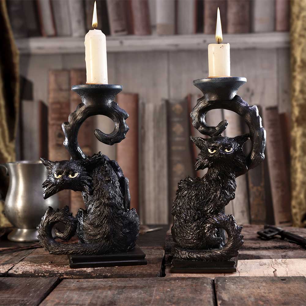 Witches Familiar Spite Candlestick Holder | 18.5cm | Nemesis | Goth Decor |