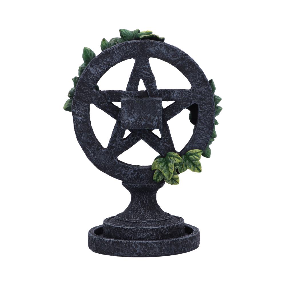 Wiccan Pentagram Backflow Incense Burner | 19cm | Altar Decoration