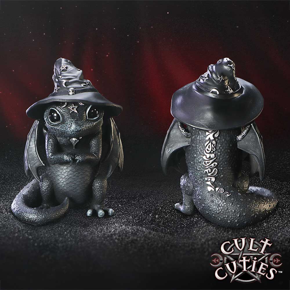 Azascale | 12.4cm | Azascale Collectible Lizard Cult Cuties™ Figurine | Goth Decor