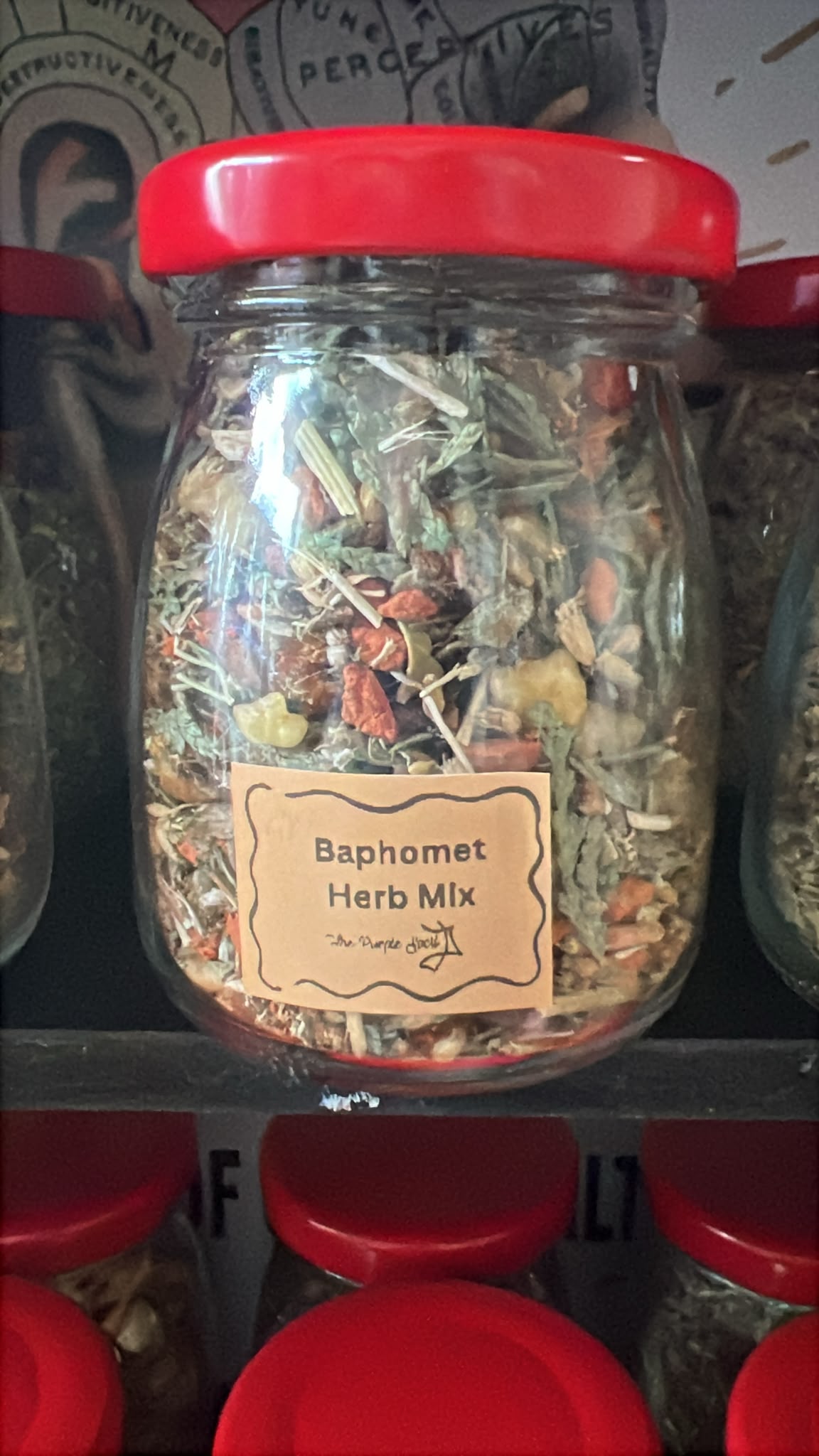 In house Herbal Mix | Baphomet | Incense | Ritual Bath | Witch Altar | Spell Ingredient | Witchcraft