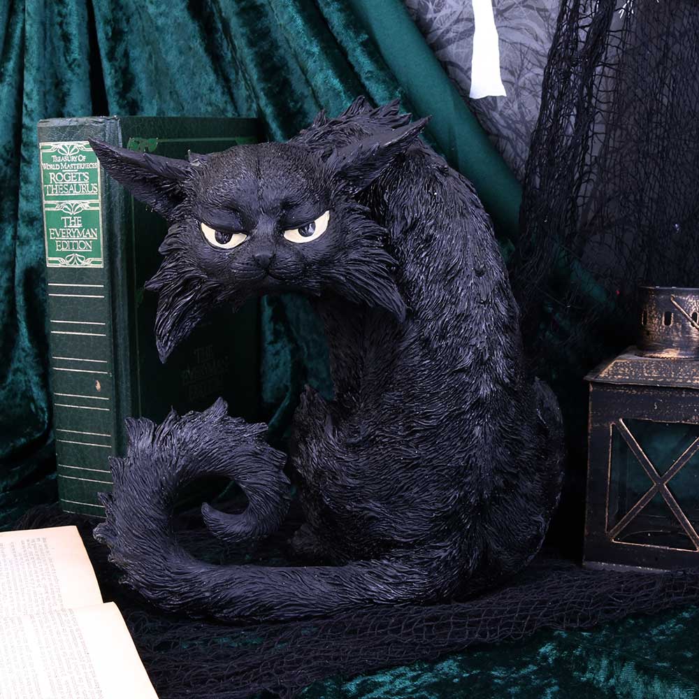 Witches Familiar Cat Spite Figurine | Two Sizes | Goth Decor | Guardian | Collectable