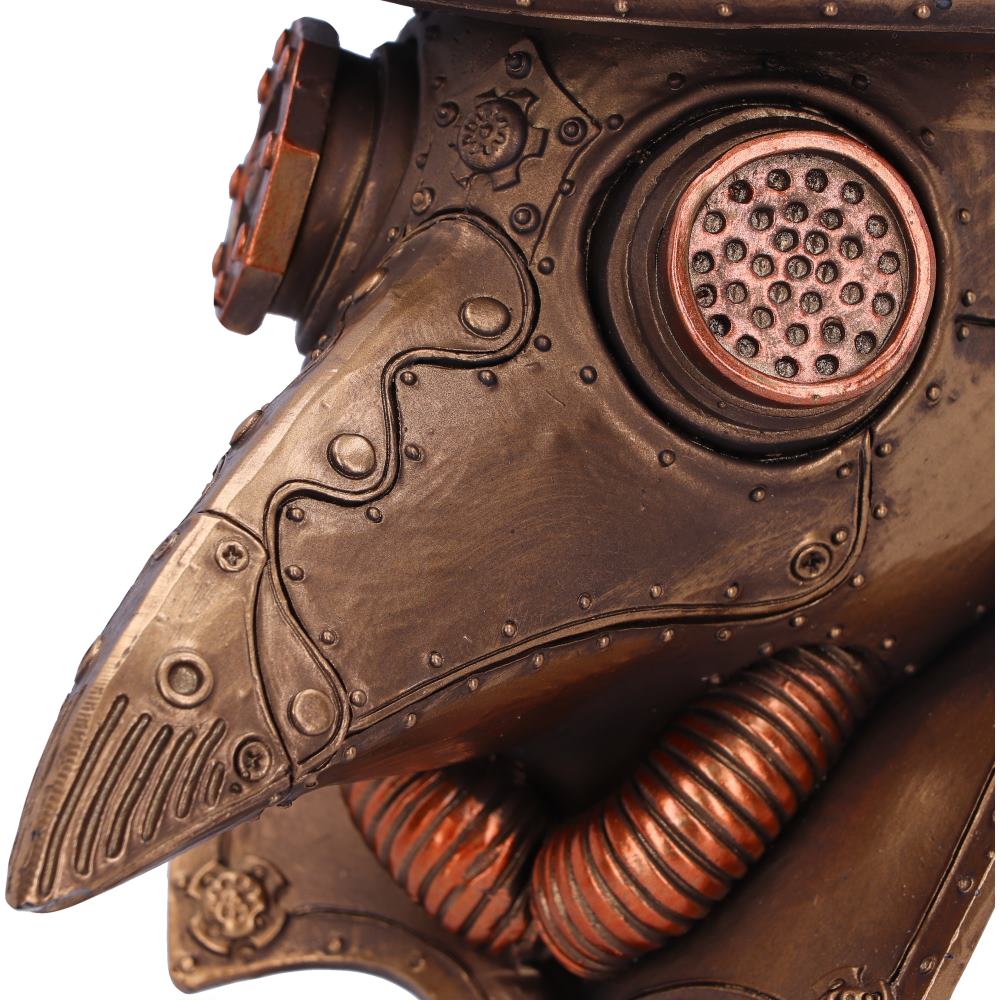 Beaky Plague Doctor Bust Figurine | Steampunk | 23cm