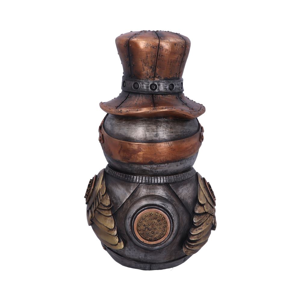Hootle | 22.7cm | Steampunk Owl with Top Hat | Goth Figurine