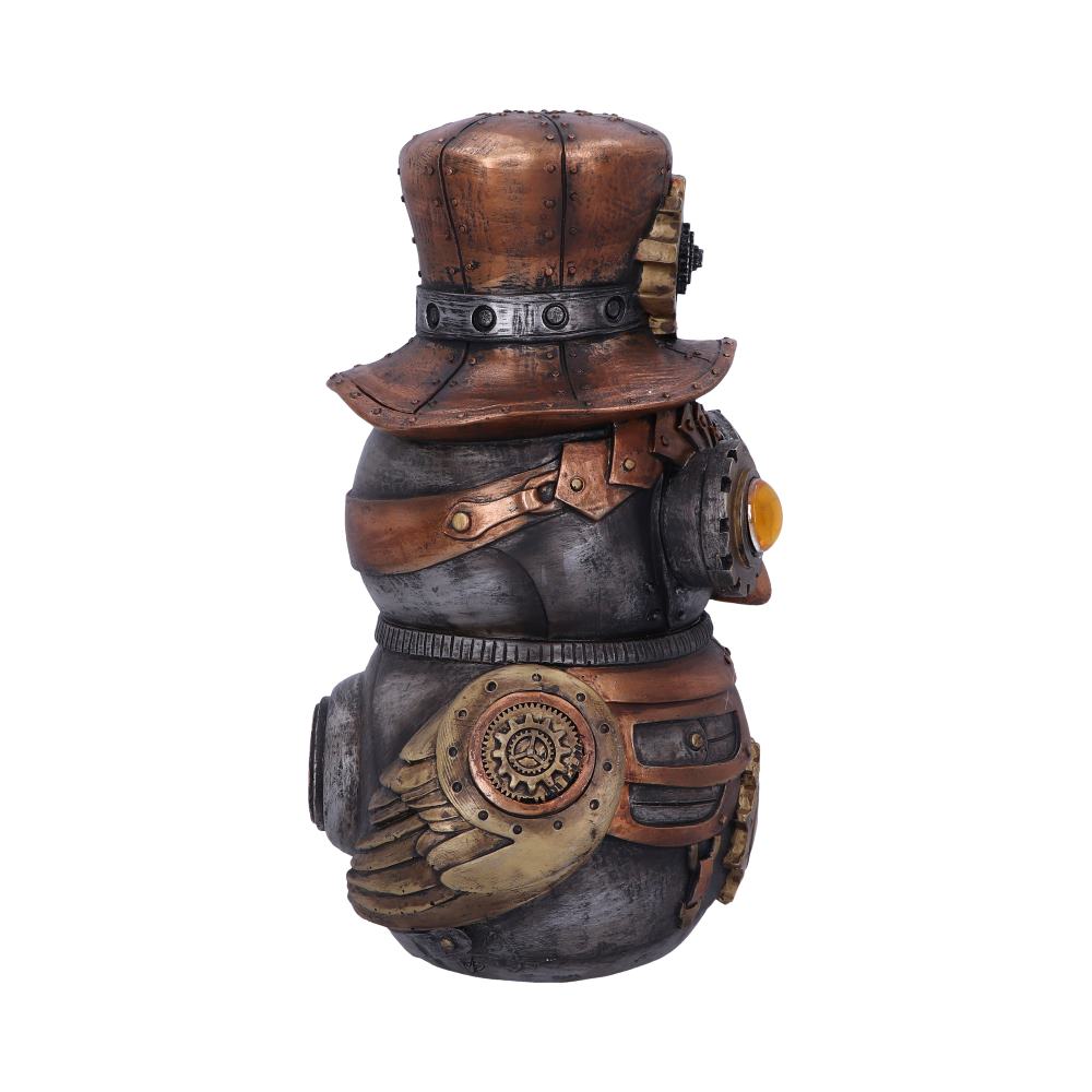 Hootle | 22.7cm | Steampunk Owl with Top Hat | Goth Figurine