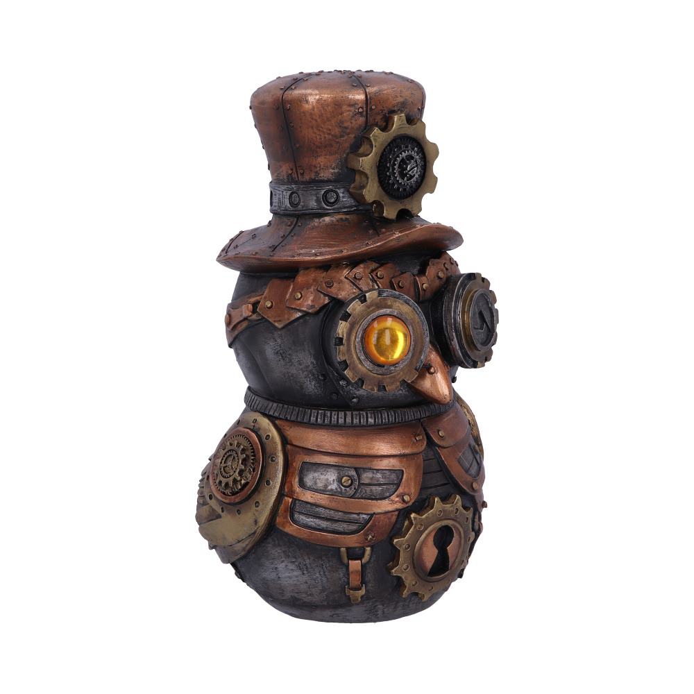 Hootle | 22.7cm | Steampunk Owl with Top Hat | Goth Figurine