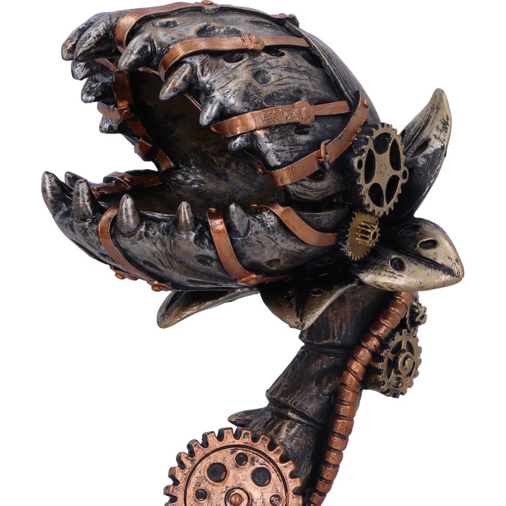 Cogwork Carnivore Venus Fly Trap Figurine | 24.3cm | Flesh Eating Plant Figurine