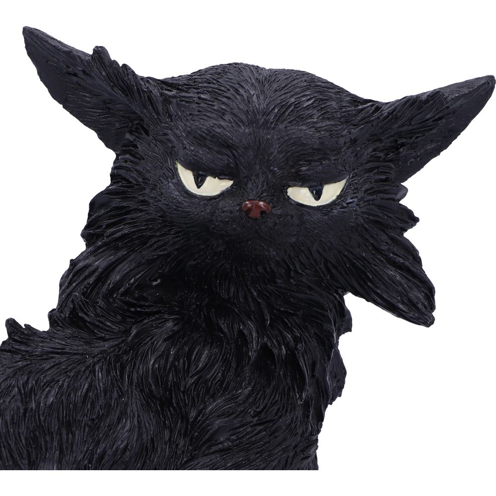 Black Cat Witches Familiar Figure Salem | Two Sizes | Nemesis | Goth Decor | Familiar