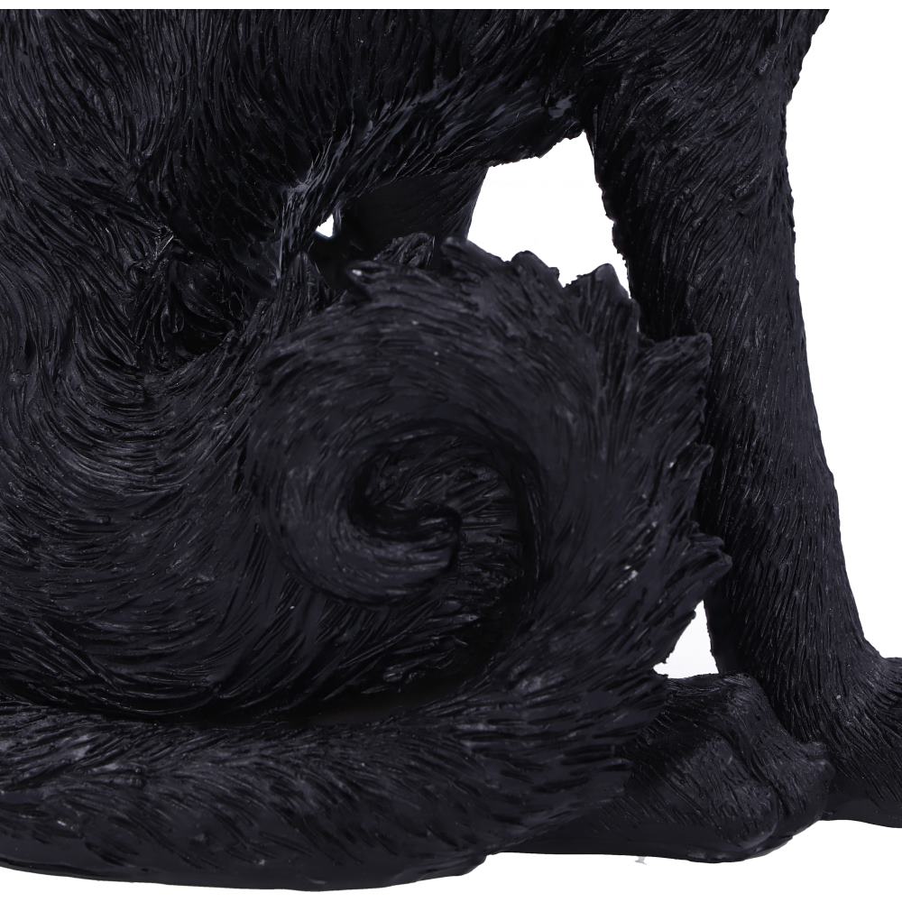 Black Cat Witches Familiar Figure Salem | Two Sizes | Nemesis | Goth Decor | Familiar