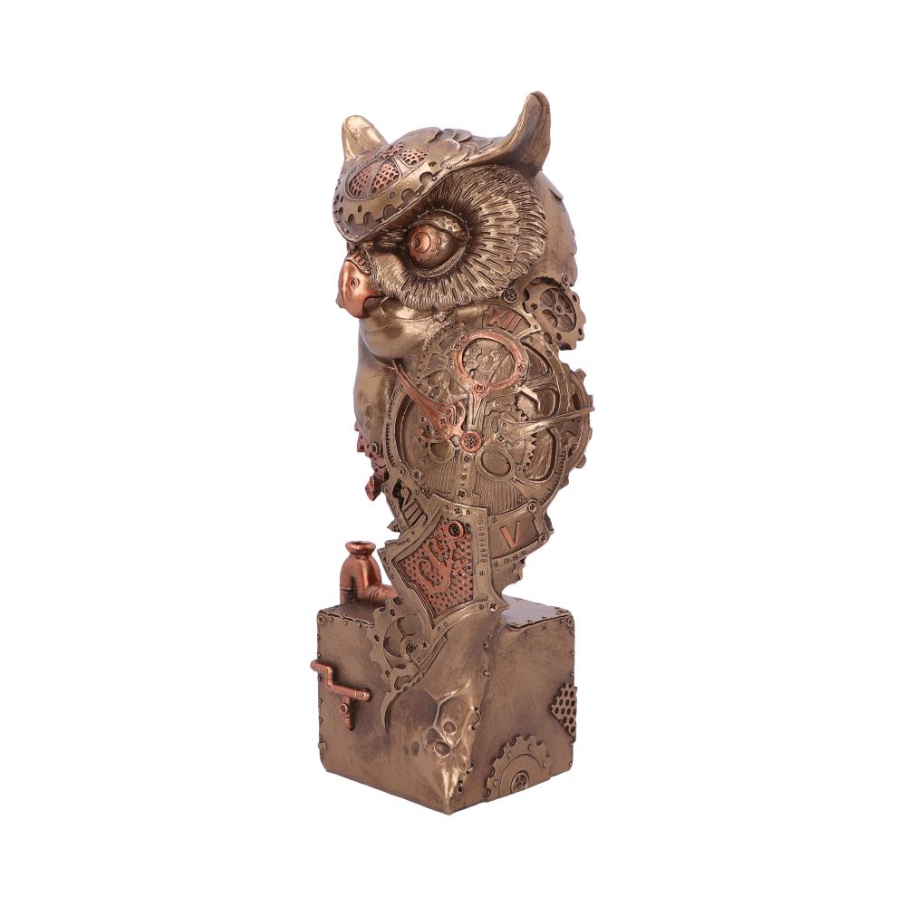 Ohm Owl | Steampunk Owl Figurine | 29cm