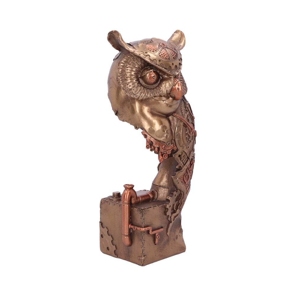 Ohm Owl | Steampunk Owl Figurine | 29cm