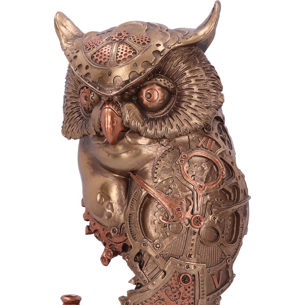 Ohm Owl | Steampunk Owl Figurine | 29cm
