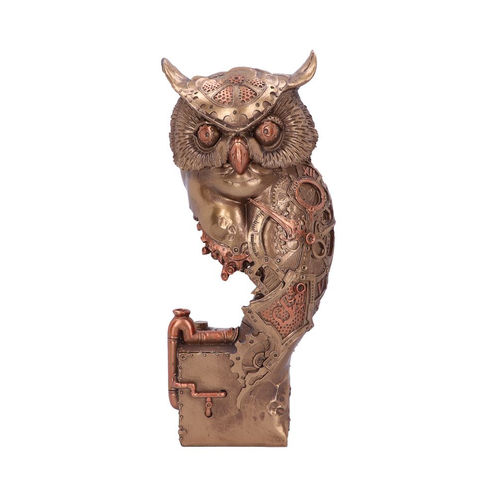 Ohm Owl | Steampunk Owl Figurine | 29cm