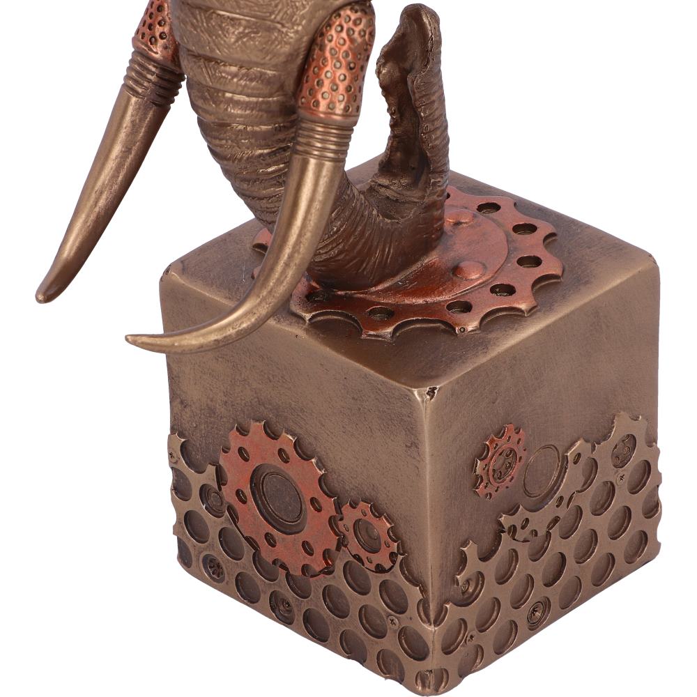 Steampunk Elephand Head Figurine | Mechephant | 28.5cm