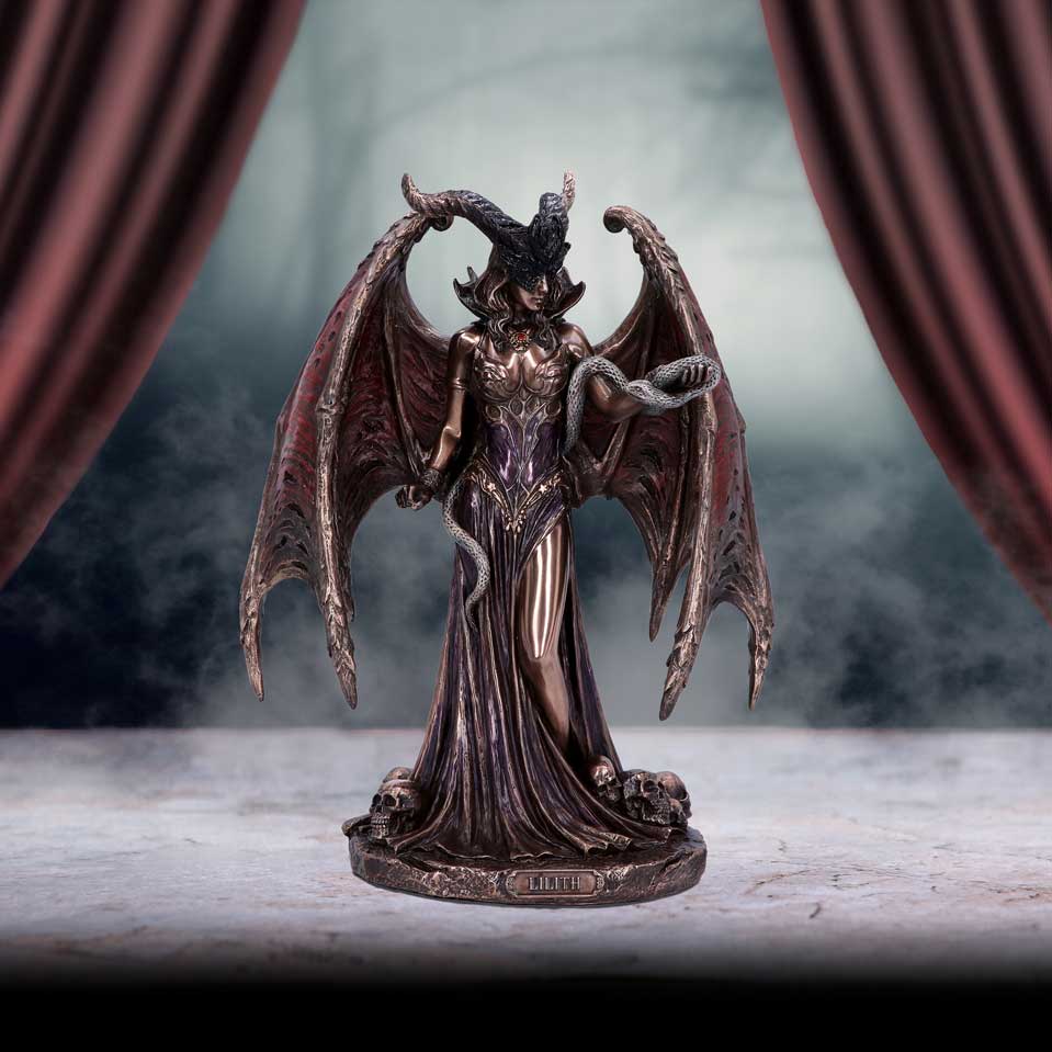 Lilith The First Woman Bronze Figurine | 23cm | Mother of Demons