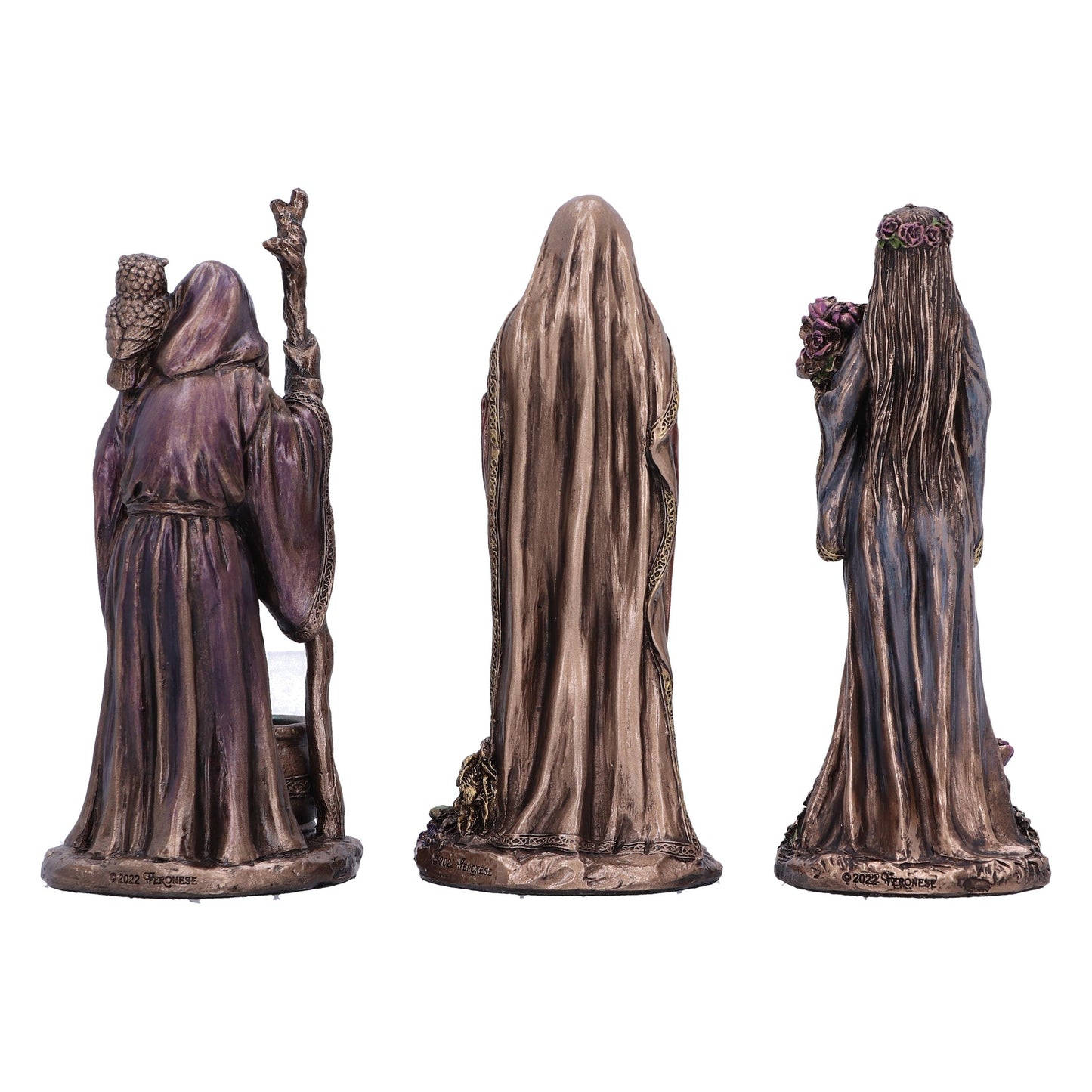 Maiden, Mother and Crone Trinity Mini Figurines | 10.5 cm | Triple Goddess