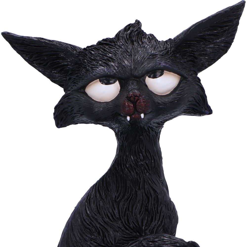 Kit Black Cat Figurine | 20cm | Nemesis | Goth Decor | Familiar
