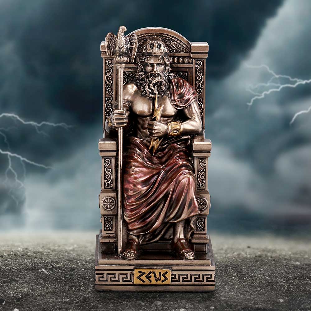 Zeus King of the Gods | Mini 9cm | Greek Mythology | Greek Gods | Idol