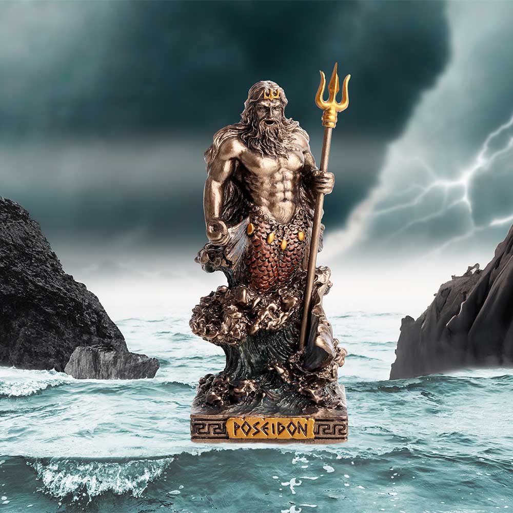 Poseidon God of the Sea | Mini 9cm | Greek Mythology | Greek Gods| Idol