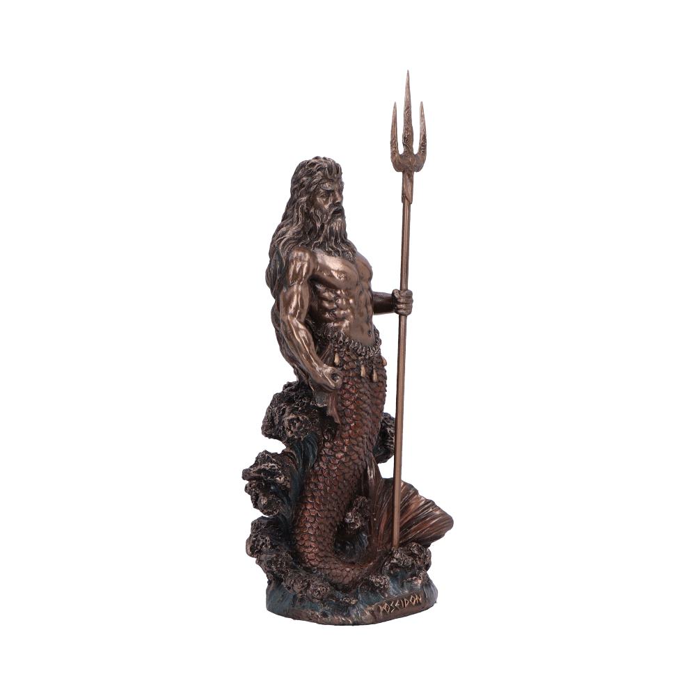 Poseidon God of the Sea | 18.5cm | Greek God Figurine | Greek Mythology Collectible