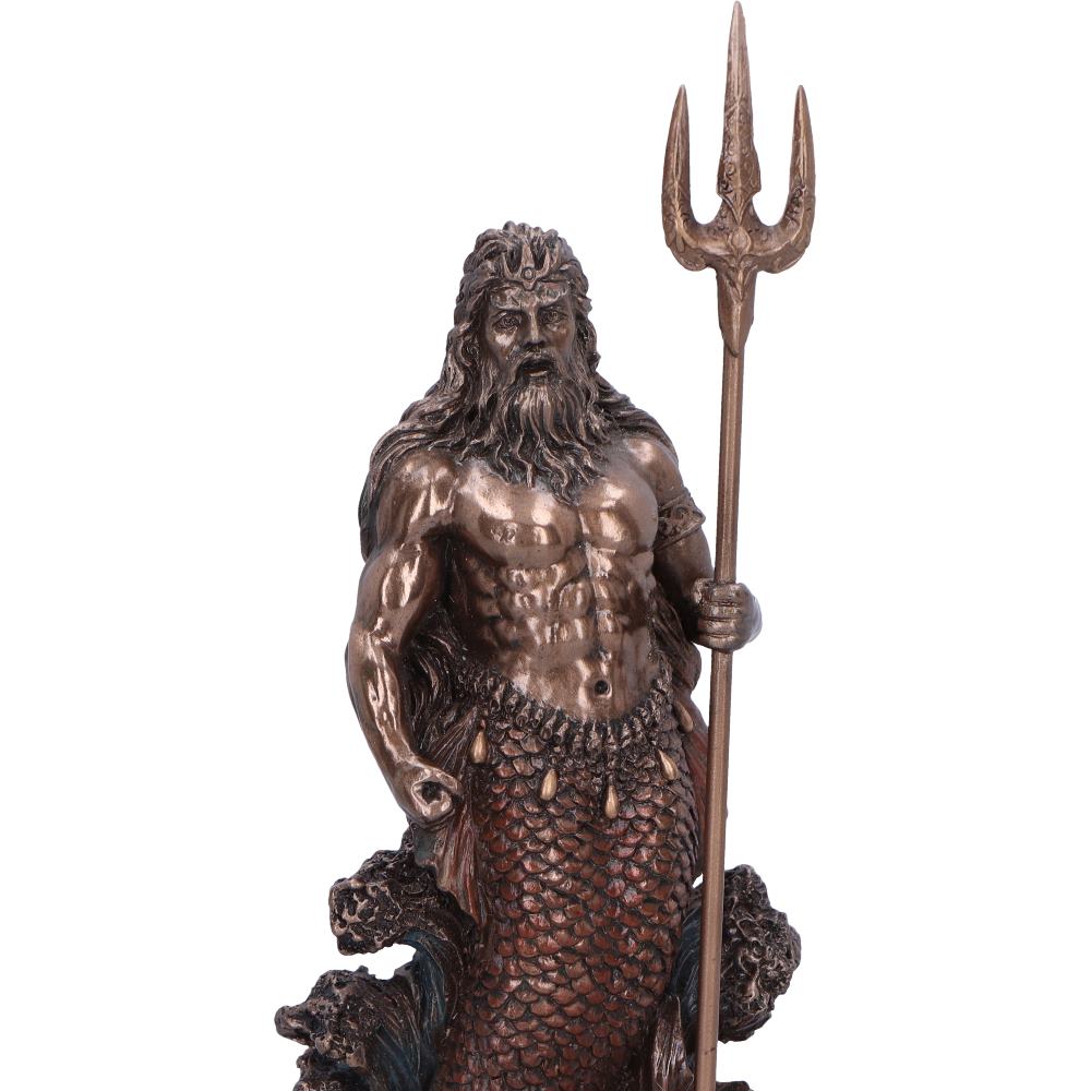 Poseidon God of the Sea | 18.5cm | Greek God Figurine | Greek Mythology Collectible