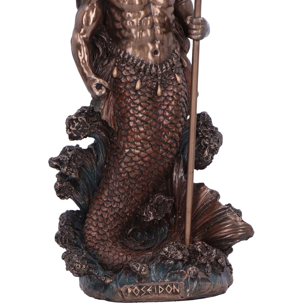 Poseidon God of the Sea | 18.5cm | Greek God Figurine | Greek Mythology Collectible