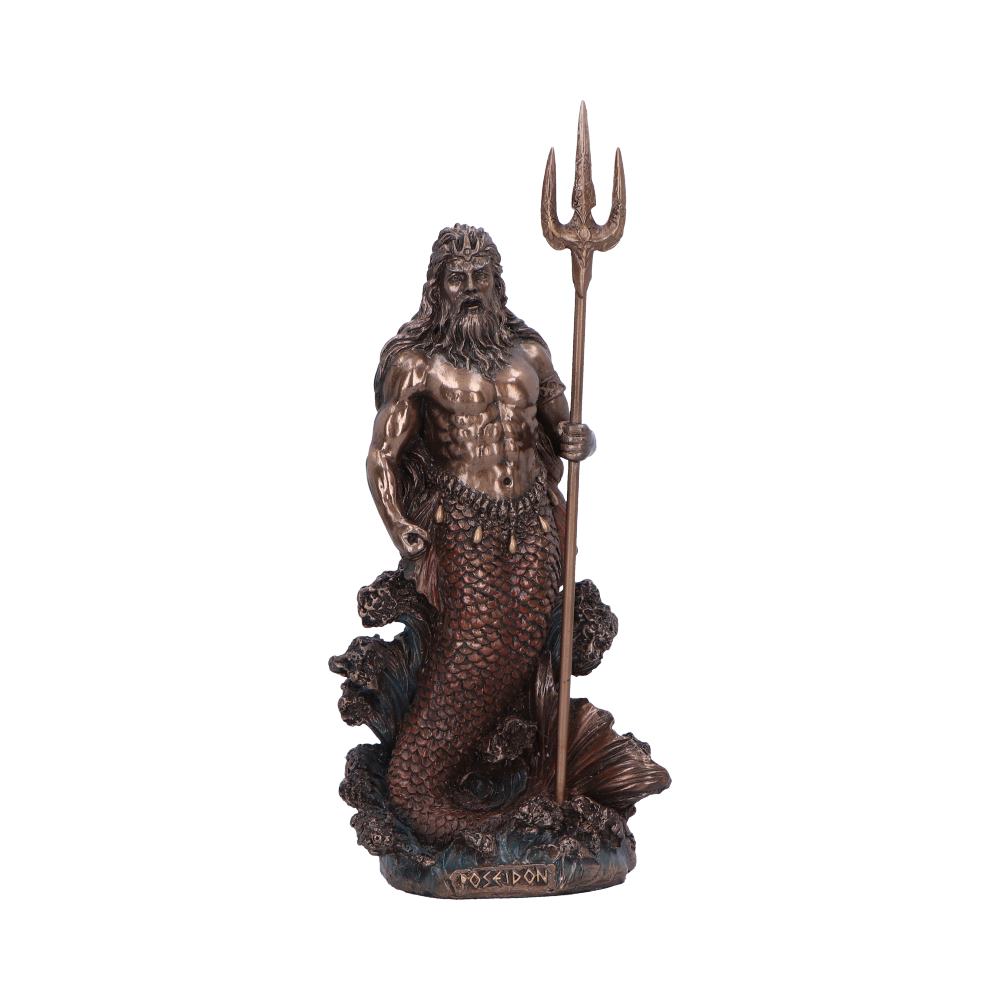 Poseidon God of the Sea | 18.5cm | Greek God Figurine | Greek Mythology Collectible