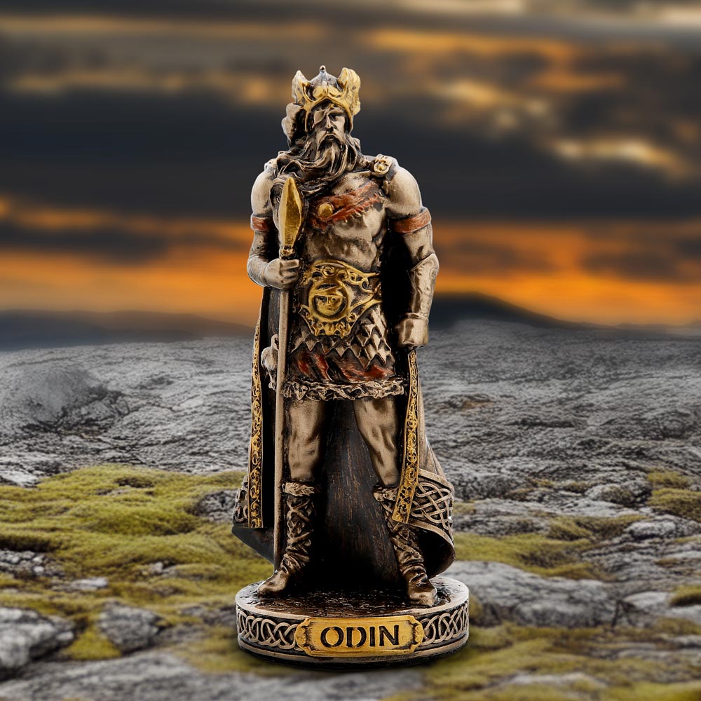 Odin God of War | Mini 8.3| Norse Mythology | Idol | Altar Piece | Nemesis Now