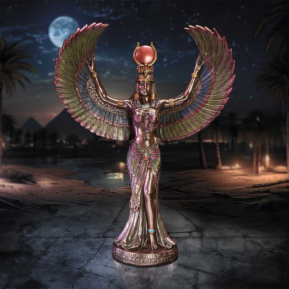 Isis – Goddess of Magic and Wisdom Figurine | Divine Protection and Power | Egyptian Mythology