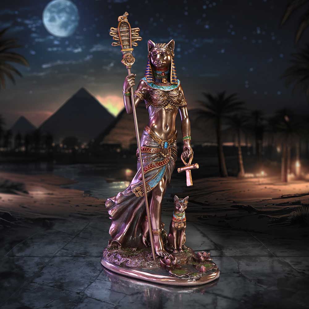 Bastet – Goddess of Protection Figurine | Symbol of Strength, Life and Power | Egyptian Mythology