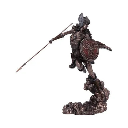 Bronze Valkyrie's Flight Norse Valkyrie Warrior | 23.5 cm | Norse Mythology | Viking