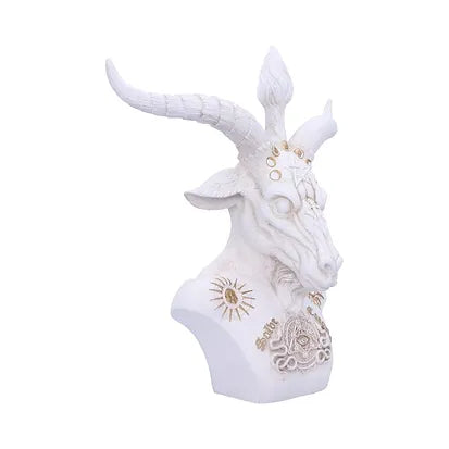 Baphomet Bust White | 33.5cm | Baphomet Figurine | Altar Piece