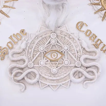 Baphomet Bust White | 33.5cm | Baphomet Figurine | Altar Piece