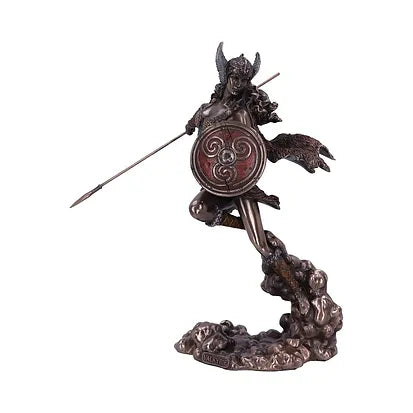Bronze Valkyrie's Flight Norse Valkyrie Warrior | 23.5 cm | Norse Mythology | Viking