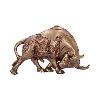 Binary Bull Figurine | 22.5cm | Steampunk