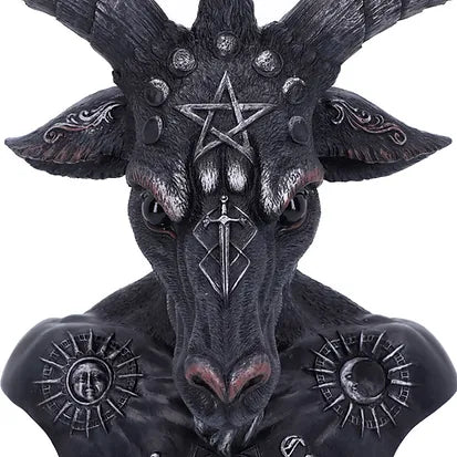 Baphomet Bust Black | 33.5cm | Baphomet Figurine | Altar Piece