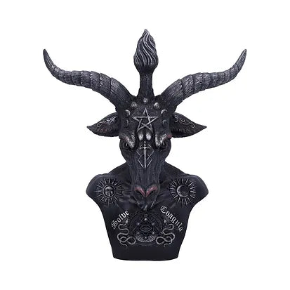 Baphomet Bust Black | 33.5cm | Baphomet Figurine | Altar Piece
