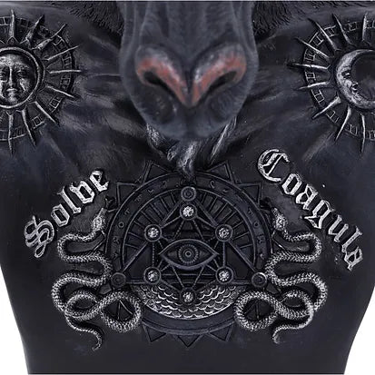 Baphomet Bust Black | 33.5cm | Baphomet Figurine | Altar Piece