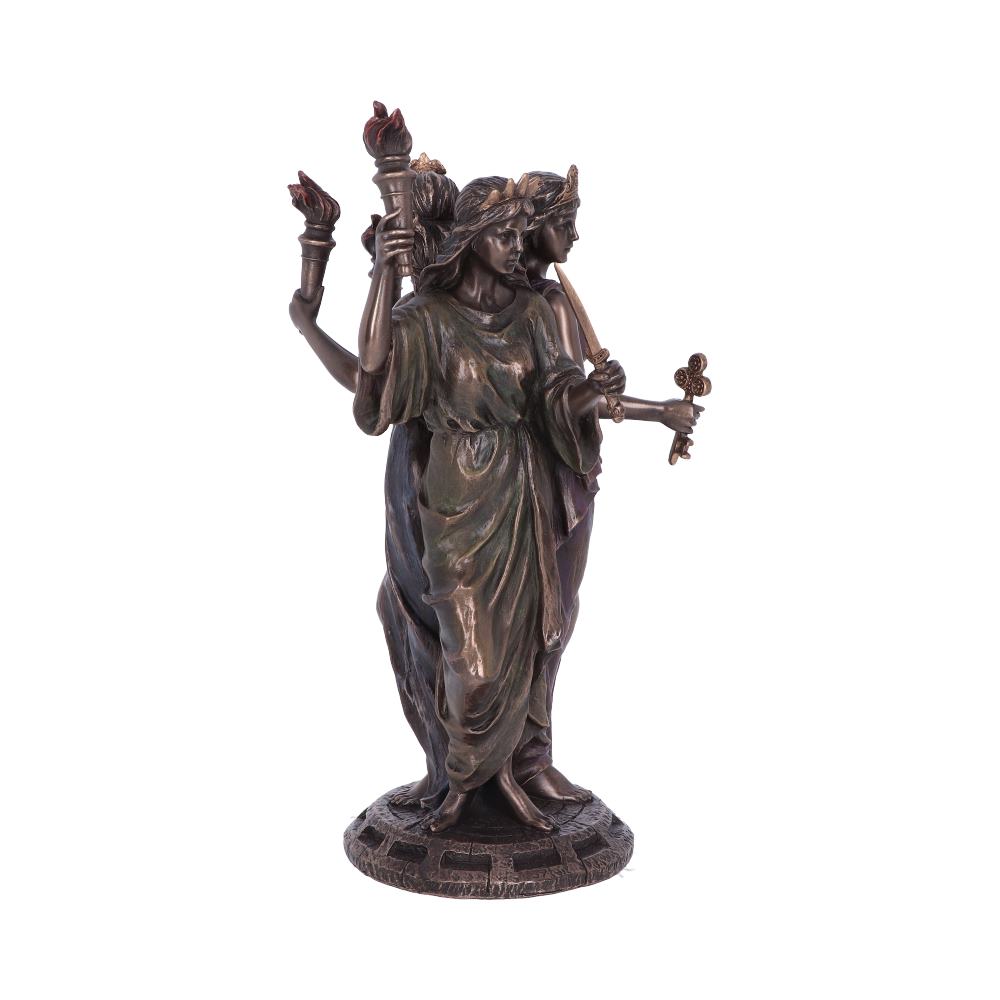 Hecate Goddess of Magic | 21cm | Greek Goddess of Magic Figurine | Triple Goddess Ornament | Pagan | Wican | Greek Mythology