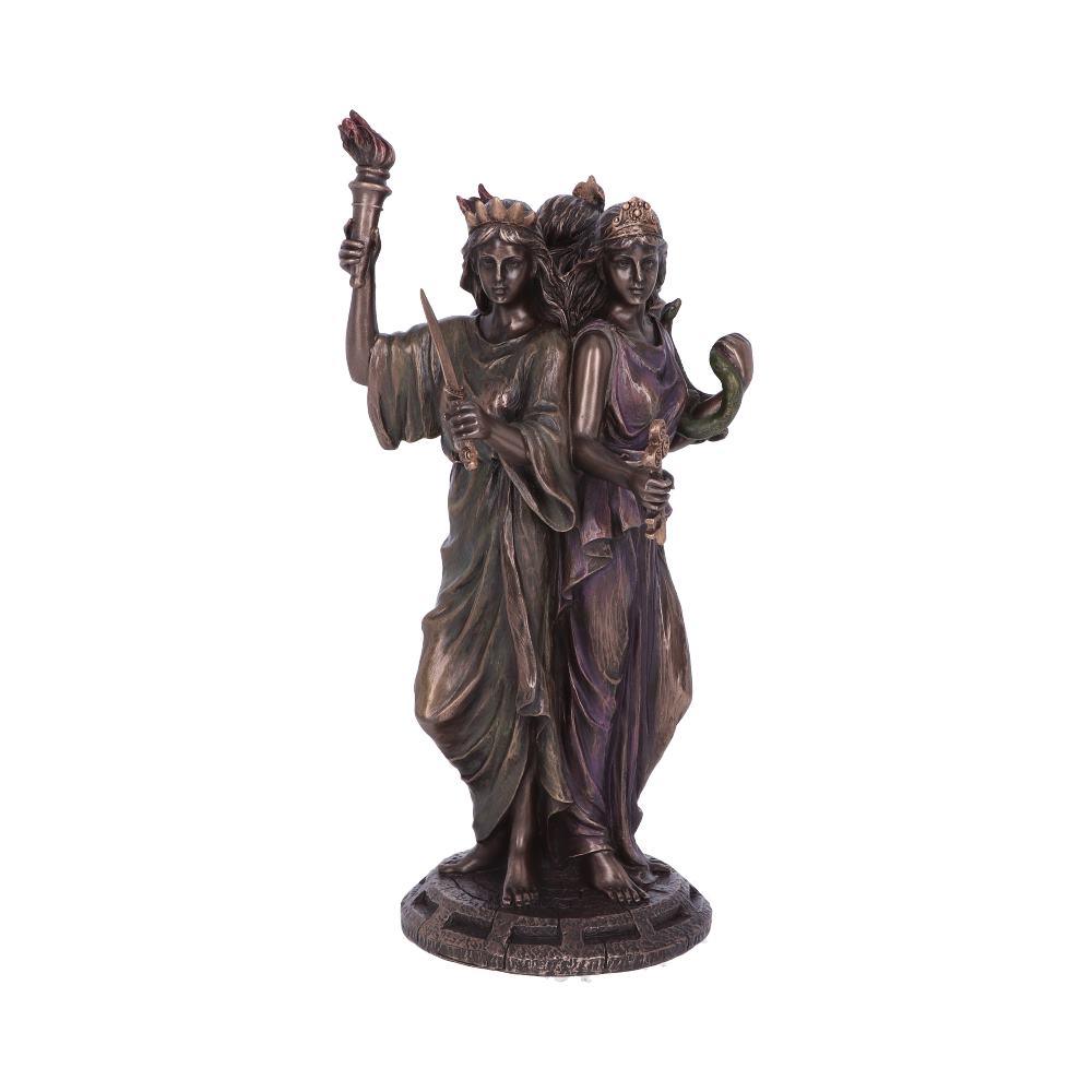 Hecate Goddess of Magic | 21cm | Greek Goddess of Magic Figurine | Triple Goddess Ornament | Pagan | Wican | Greek Mythology