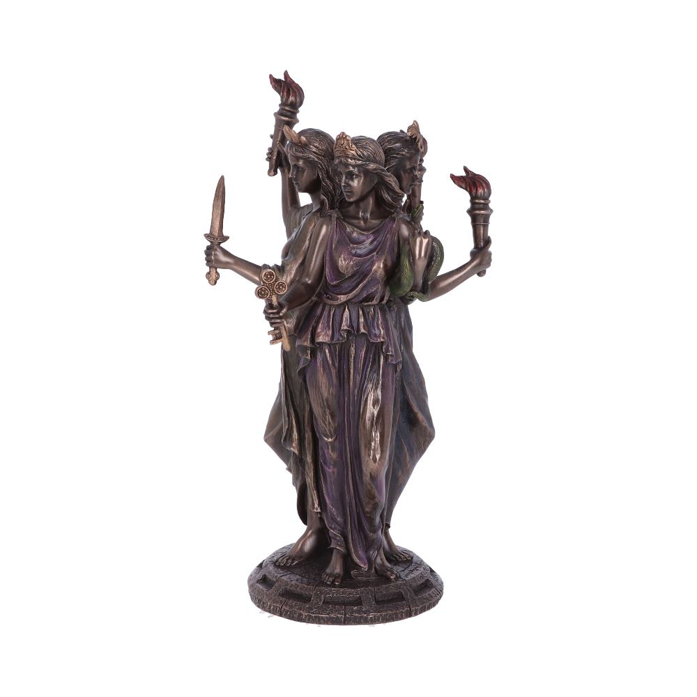 Hecate Goddess of Magic | 21cm | Greek Goddess of Magic Figurine | Triple Goddess Ornament | Pagan | Wican | Greek Mythology