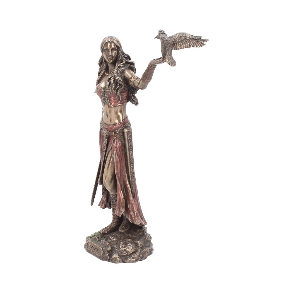 Morrigan and Crow Figurine | Celtic Goddess | Celtic Mytholgoy | Goddess of War