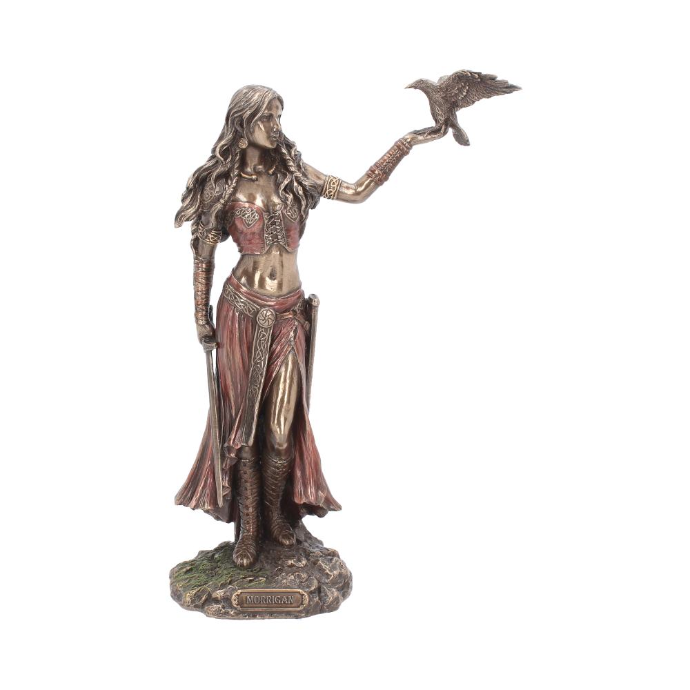 Morrigan and Crow Figurine | Celtic Goddess | Celtic Mytholgoy | Goddess of War