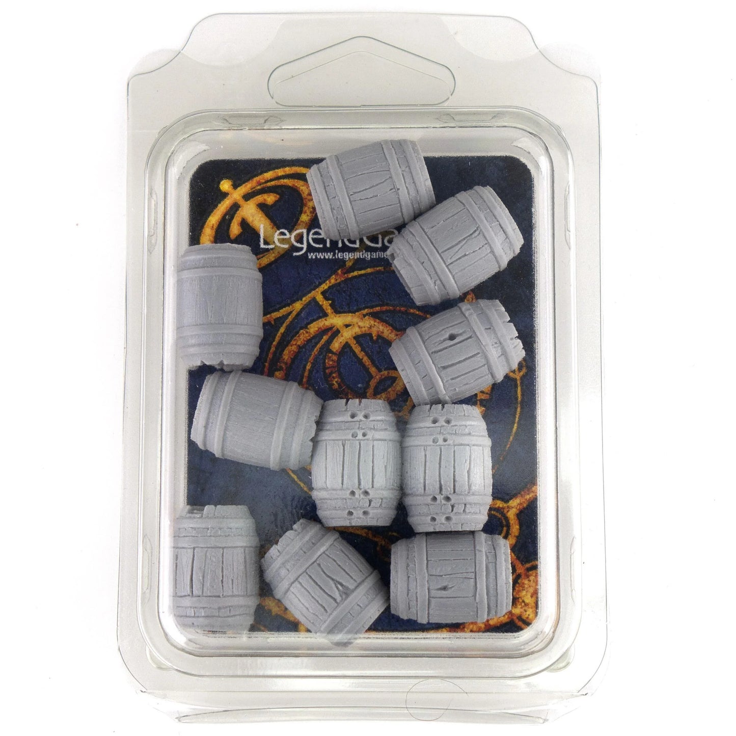 Dungeon and Dragon Scenery | Dungeon Scatter |Barrels x 10 (Set / Style 1) | RPG Scenery | Legend Games