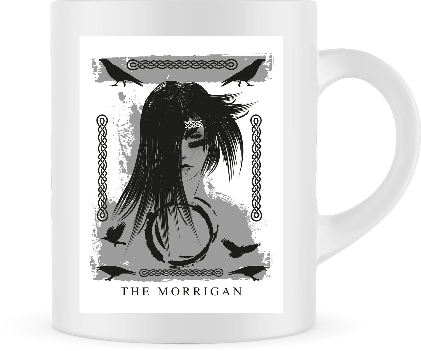 Morrigan Mug | Coffee Mug | Celtic Mythology | Triple goddess | Goddess of War