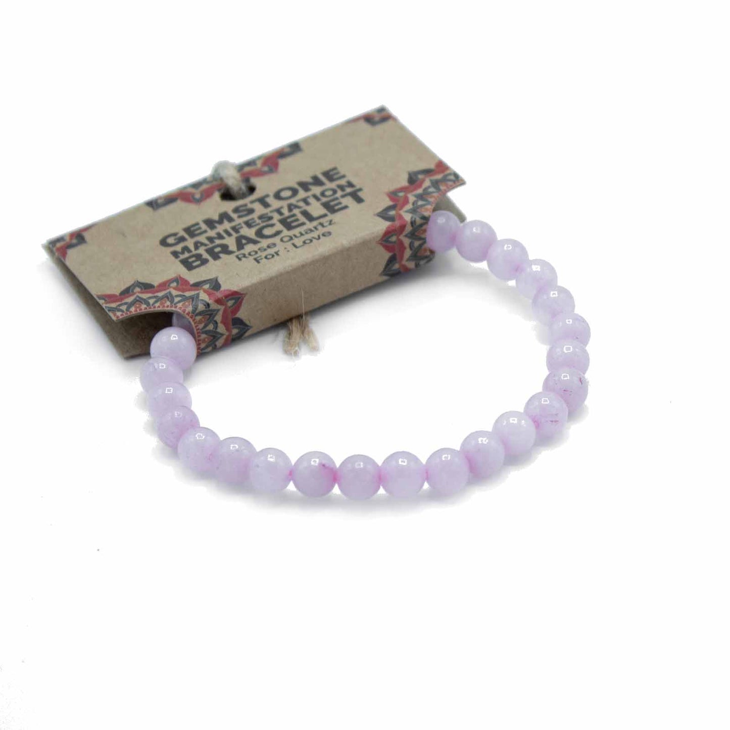 Gemstone Manifestation Bracelet | Rose Quartz | Love | Power Bracelet | Boho Jewllery